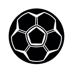 Obraz premium soccer icon football ball or soccer ball vector