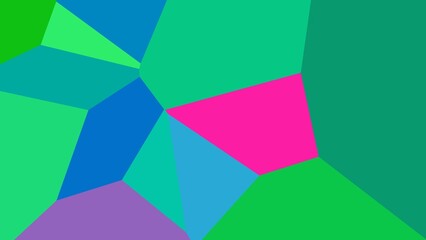 Abstract geometric pattern with vibrant colors and polygonal shapes