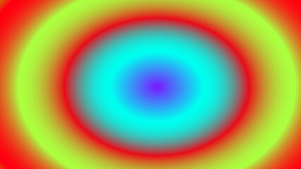 Vibrant concentric circles radiating outwards, showcasing a spectrum of colors from a central point