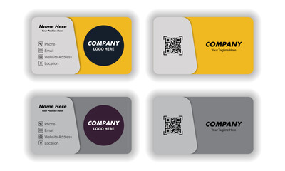 Fototapeta premium Modern and professional business card template