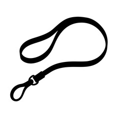 Black Lanyard on White Background, a Versatile Accessory for Events