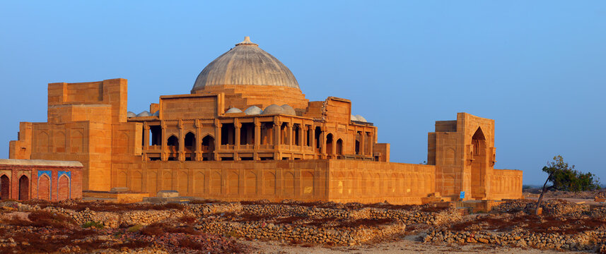 Eisa Khan Tarkan tomb at Makli, Thatta, Sindh, Pakistan