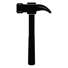 truck driver element isolated hammer tool on white background