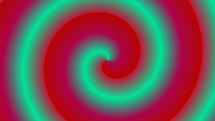 Hypnotic swirling vortex of crimson and teal gradients
