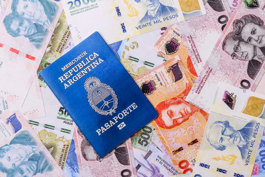 Argentine passport for travelling, flying and doing business