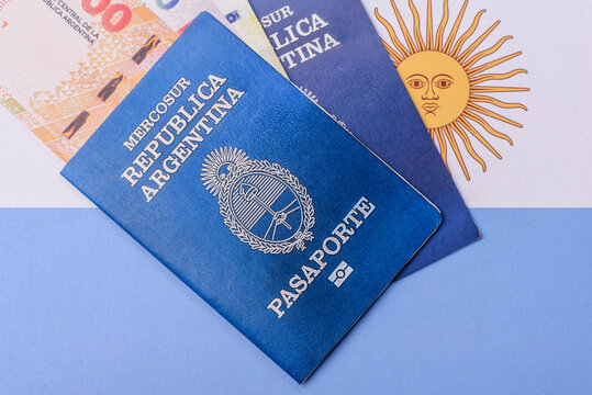 Argentine passport for travelling, flying and doing business