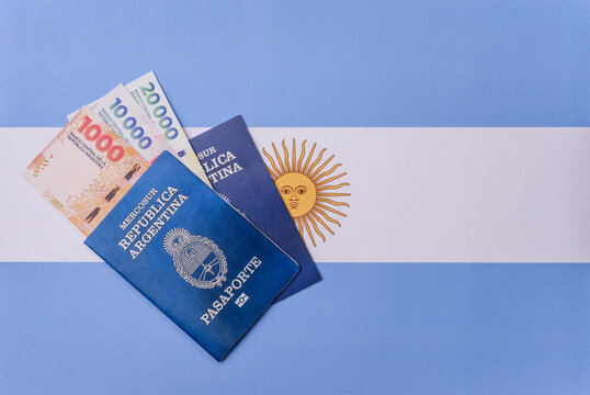 Argentine passport for travelling, flying and doing business