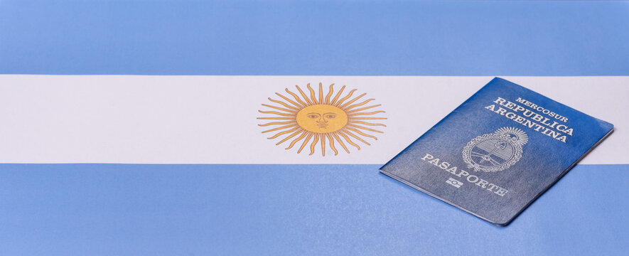 Argentine passport for travelling, flying and doing business