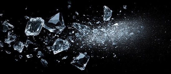 Wooden deck at night, lit by string lights, surrounded by trees