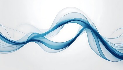 Abstract blue wave background