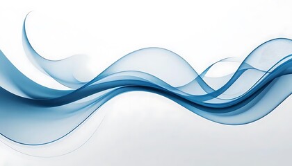 Abstract blue wave background