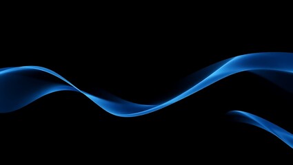 Abstract blue wave background
