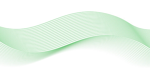 abstract wave vector background. green line abstract background vector eps10