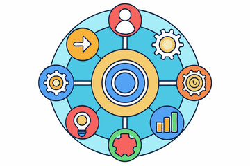 social network concept with speech bubbles