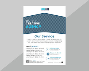 Corporate Business flyer Template, business layout, marketing agency layout, business flyer, business poster.