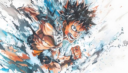 A dreamlike hand-drawn cartoon castle floats in a starry night sky scenery