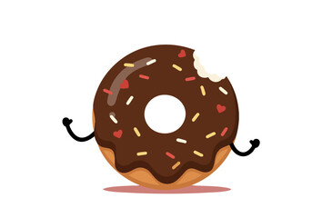 A cute, illustrated donut with sprinkles celebrates National Donut Day! It?s a cheerful, playful design perfect for sweet treats and happy occasions. Great for marketing and social media.