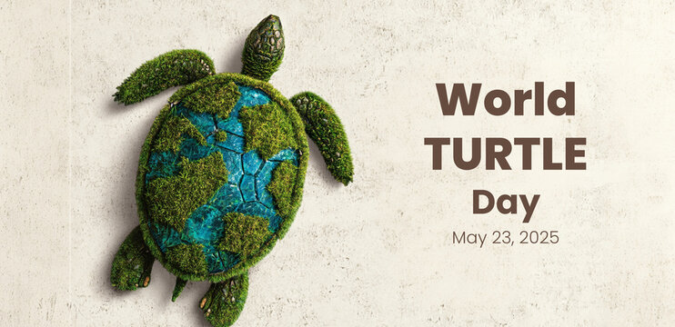World Turtle Day poster with date 23 May, 2025