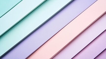Obraz premium Pastel Diagonal Stripes Abstract.