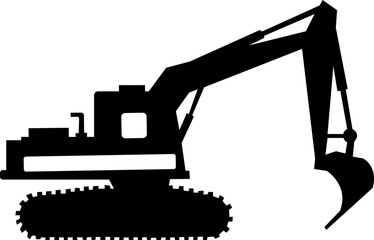 Crane hook vector icon. Industrial lifting equipment symbol for construction, heavy machinery, and cargo handling. Black silhouette isolated on white background. isolated on transparent background