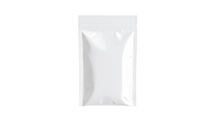 Versatile white plastic zipper storage bag, secure and convenient organization solution for everyday use