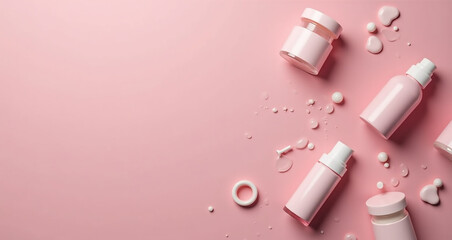 nail polish on white background