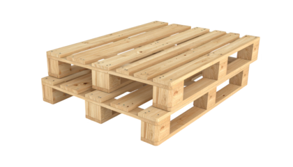 Durable wooden pallets stacked high for efficient storage and transportation solutions