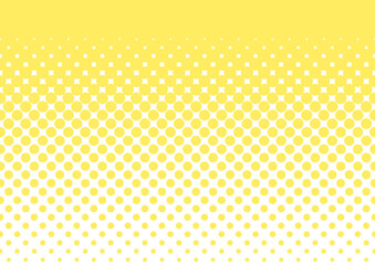 黄色のカラーハーフトーン	
