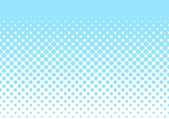 水色のカラーハーフトーン	
