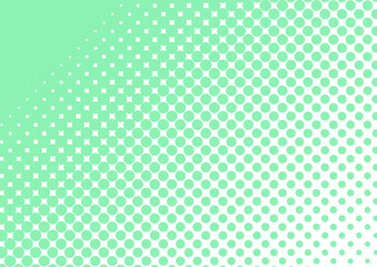 緑のカラーハーフトーン	
