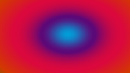 Abstract concentric circles of vibrant red, purple, and blue gradients.  A blurred, soft focus effect creates a dreamy atmosphere