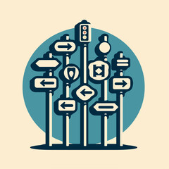 traffic light illustration 