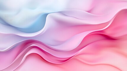 Fototapeta premium Pink pastel abstract wave pattern background