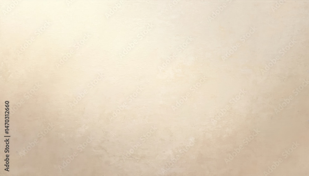 Aufkleber Textured canvas background featuring subtle gradient light beige to soft cream tones. Neutral artistic surface for design, presentations. Minimalist, abstract backdrop for branding, web, print
