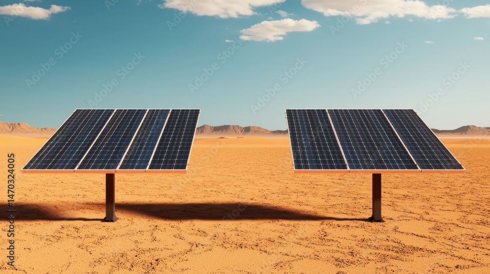 Poster energy solar tracking concept, solar tracking array in a desert environment utilizing advanced techn