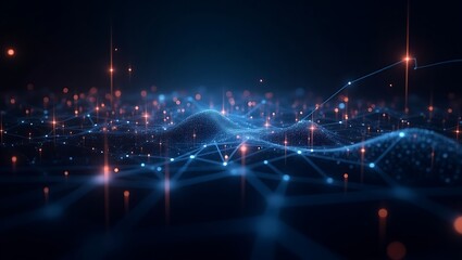 Fototapeta premium abstract technology, futuristic sci-fi background