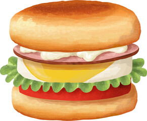 BLT Egg English Muffin Sandwich