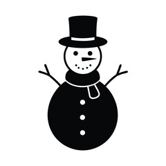 snowman with hat