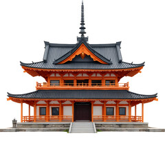 Obraz premium Japanese-Temple-Pagoda-Architecture-Traditional-Building-Asian-Culture-Zen-Design