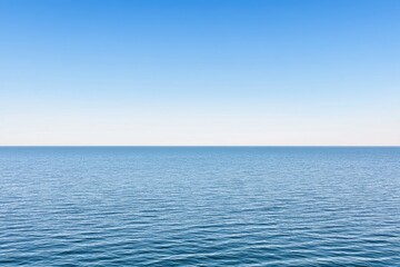 Obraz premium Calm Sea and Clear Sky