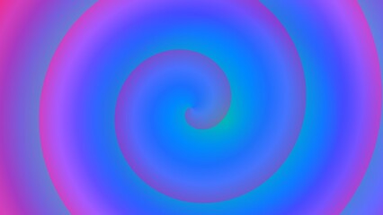 Hypnotic swirling gradient in vibrant pink, blue, and teal hues