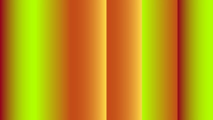 Vertical gradient stripes in lime, orange, and maroon hues