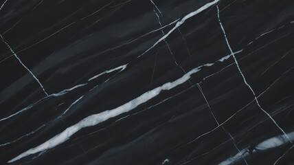Dark Grey Marble Texture with White Veins Background
