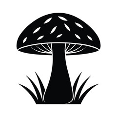 vector illustration of mushroom