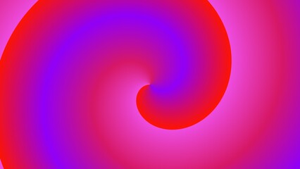 A vibrant spiral of red and blue hues, swirling inwards