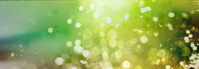 lichter bokeh sonne partikel natur abstrakt kreise grün verlauf hintergrund landschaft frühling sommer modulation unscharf banner