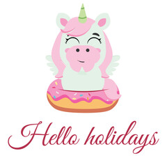 Bright summer illustration. Perfect for summer vacations, travel promotions and holiday cards.
