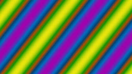 Obraz premium Diagonal stripes of vibrant rainbow gradient