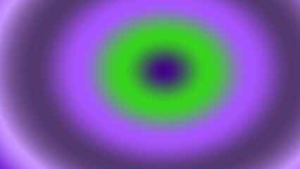 Concentric circles of purple, green, and violet gradients creating a hypnotic effect