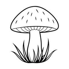 vector illustration of mushroom